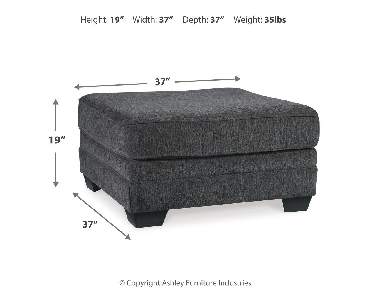 Tracling Oversized Accent Ottoman Benchcraft®