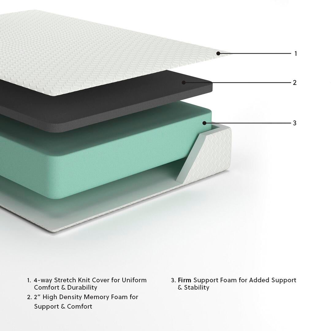 Chime 12 Inch Memory Foam  Mattress Sierra Sleep® by Ashley