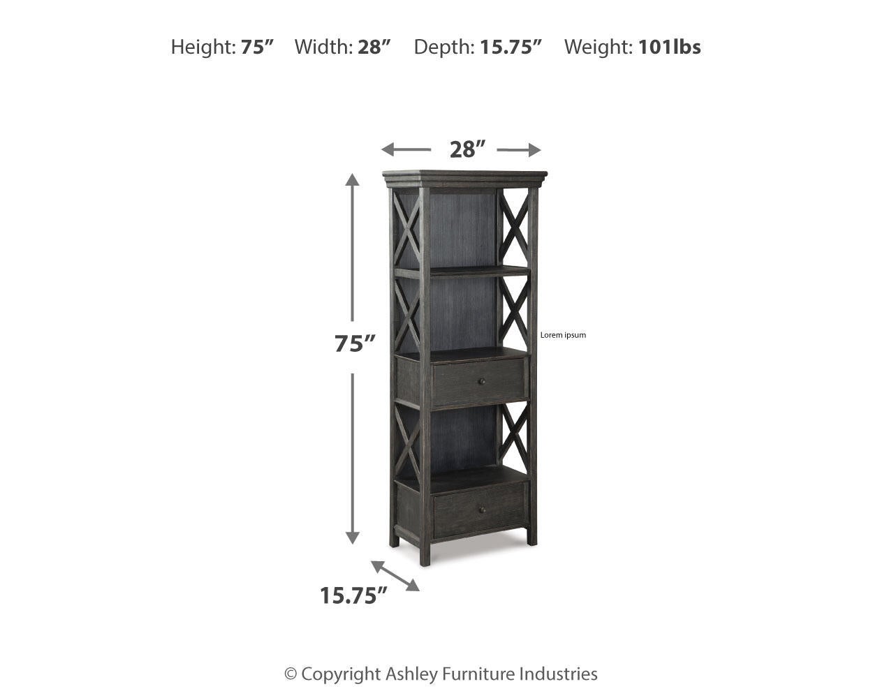 Tyler Creek Display Cabinet Signature Design by Ashley®