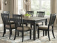 Tyler Creek Rectangular Dining Room Table Signature Design by Ashley®