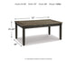 Tyler Creek Rectangular Dining Room Table Signature Design by Ashley®