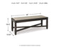 Tyler Creek Upholstered Bench Signature Design by Ashley®