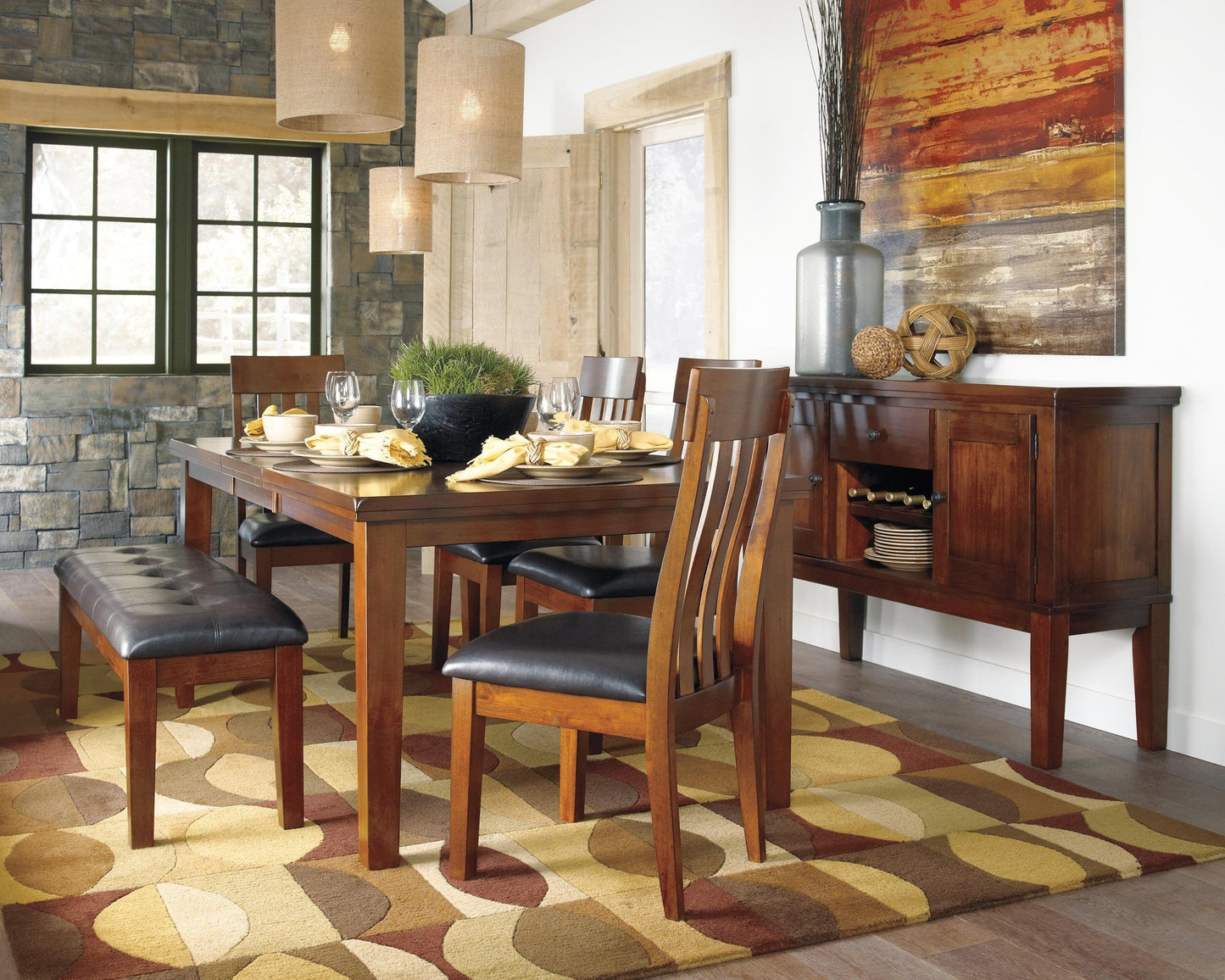 Ralene Large UPH Dining Room Bench Signature Design by Ashley®