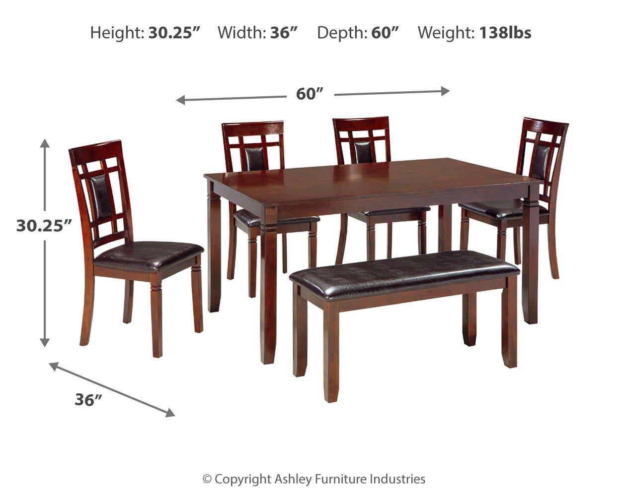 Bennox Dining Room Table Set (6/CN) Signature Design by Ashley®