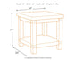 Carynhurst Rectangular End Table Signature Design by Ashley®