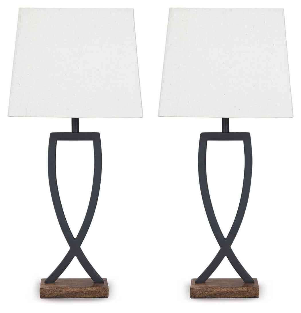Makara Metal Table Lamp (2/CN) Signature Design by Ashley®