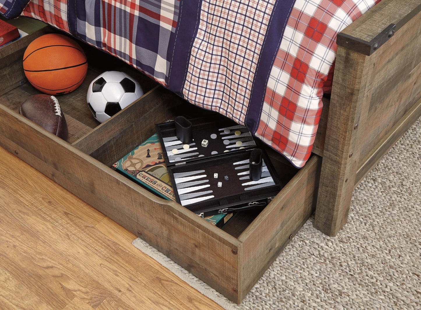 Trinell  Bookcase Bed With 1 Large Storage Drawer Signature Design by Ashley®