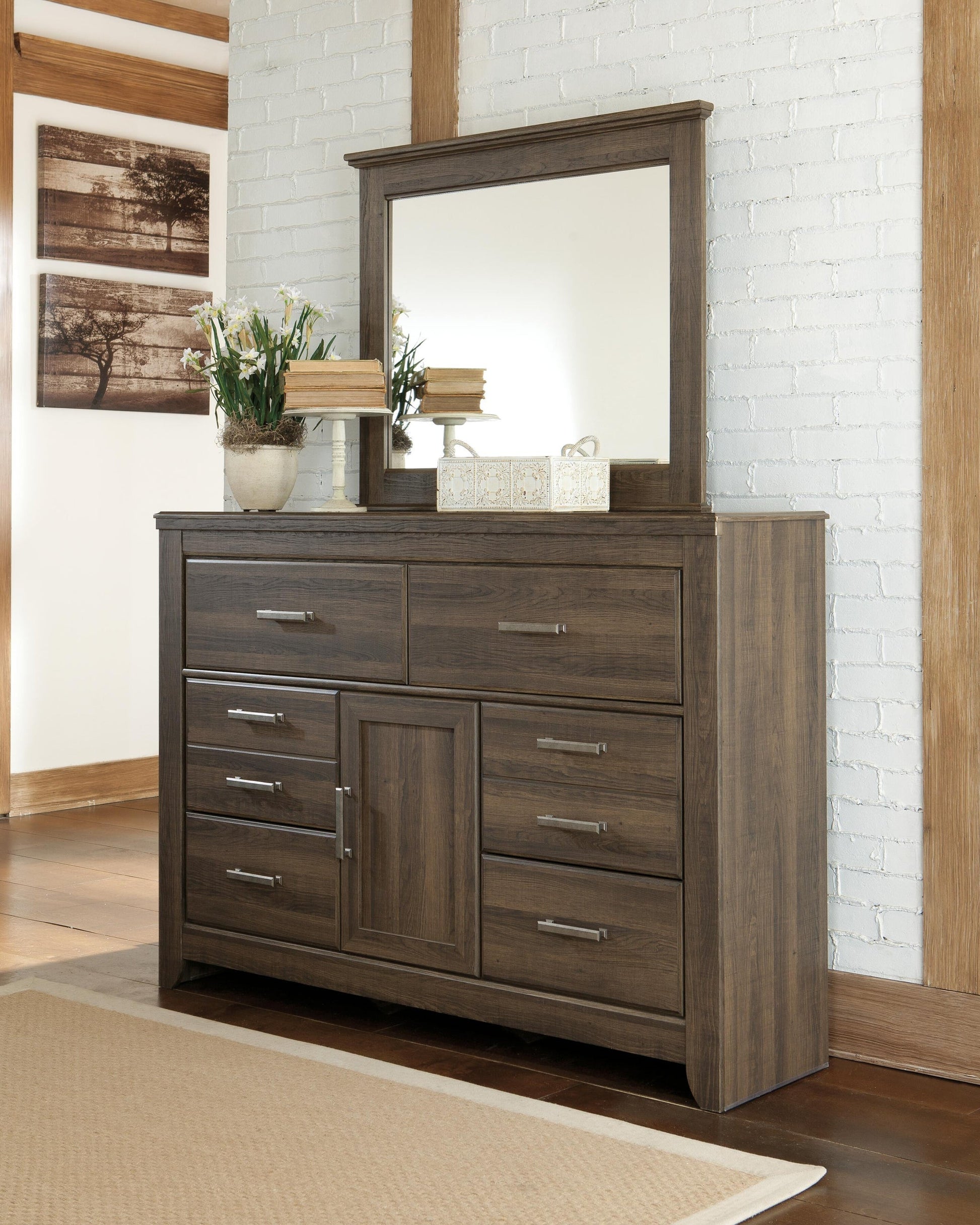 Juararo Dresser and Mirror Signature Design by Ashley®