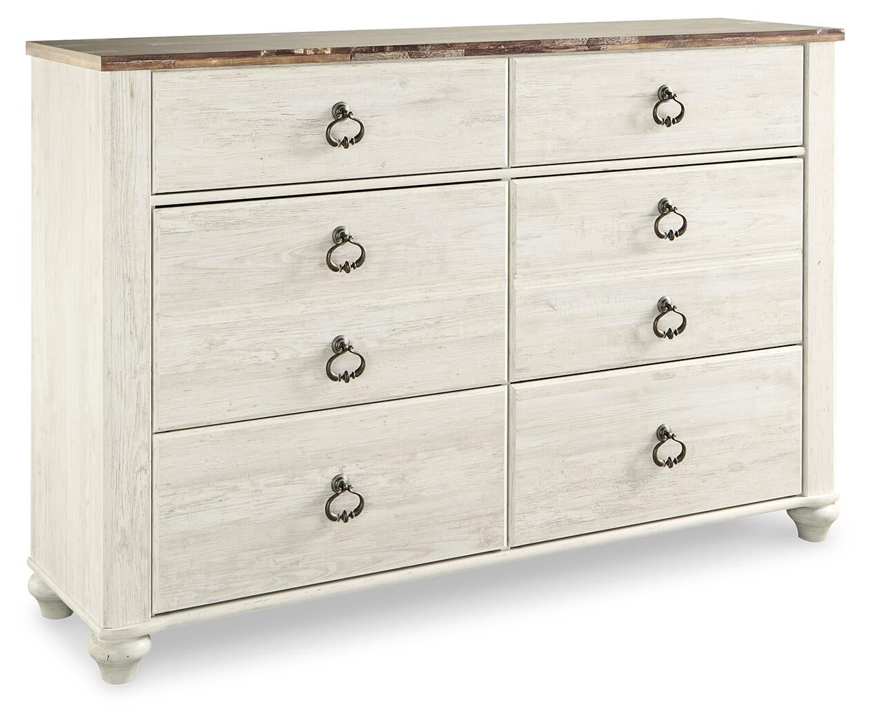 Willowton Six Drawer Dresser Signature Design by Ashley®