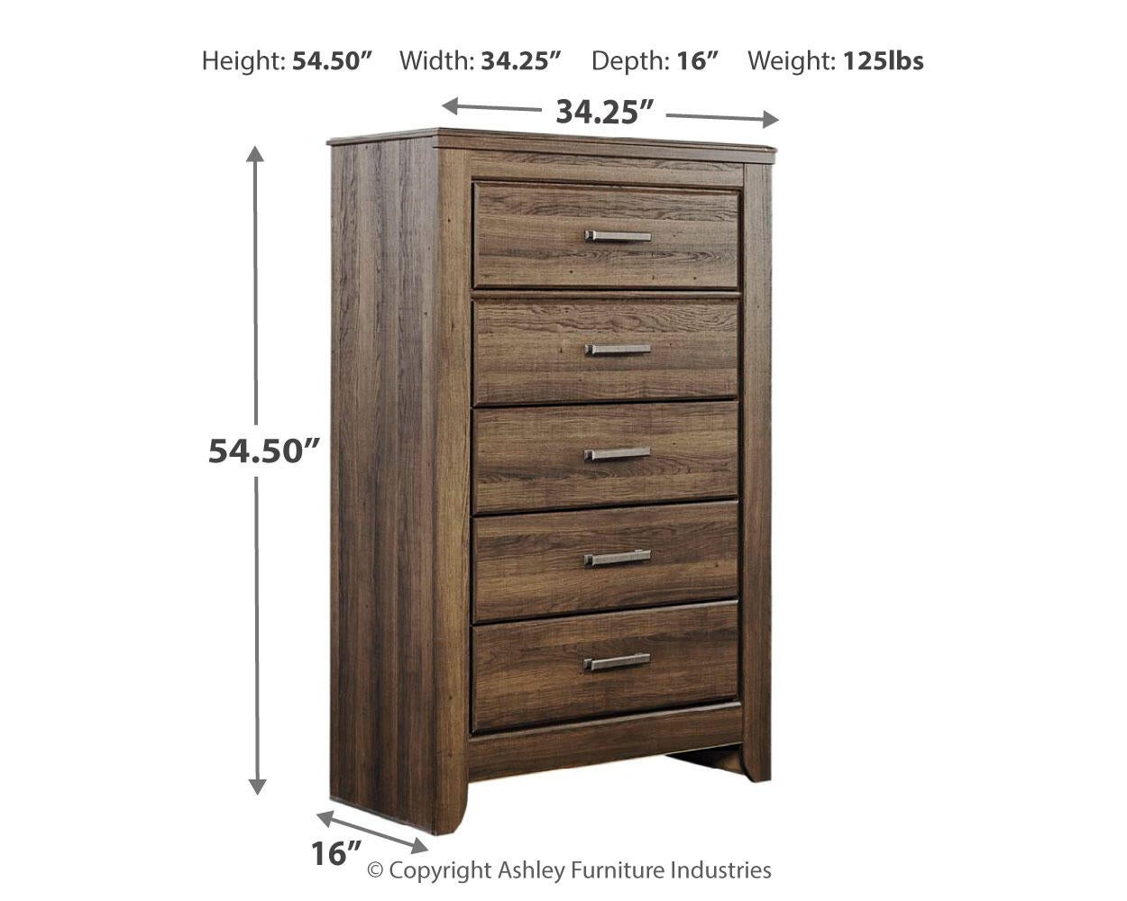 Juararo Five Drawer Chest Signature Design by Ashley®