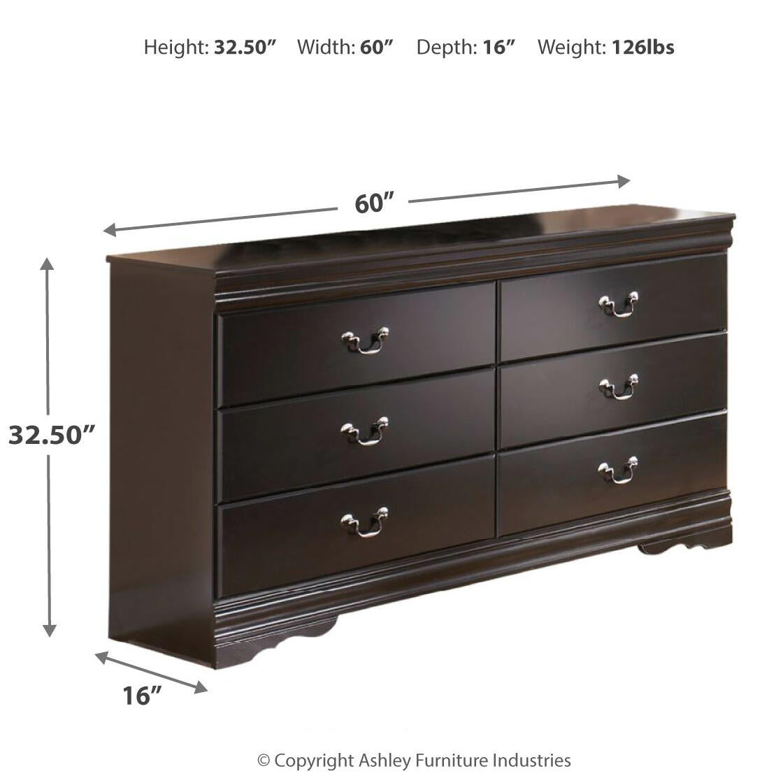 Huey Vineyard Six Drawer Dresser Signature Design by Ashley®