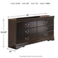 Huey Vineyard Six Drawer Dresser Signature Design by Ashley®