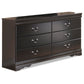 Huey Vineyard Six Drawer Dresser Signature Design by Ashley®