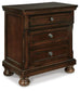 Porter Two Drawer Night Stand Millennium® by Ashley