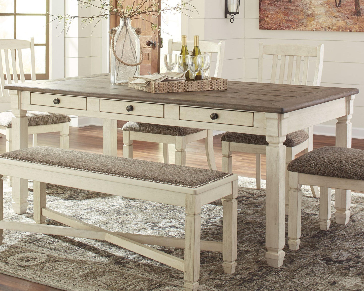 Bolanburg Rectangular Dining Room Table Signature Design by Ashley®