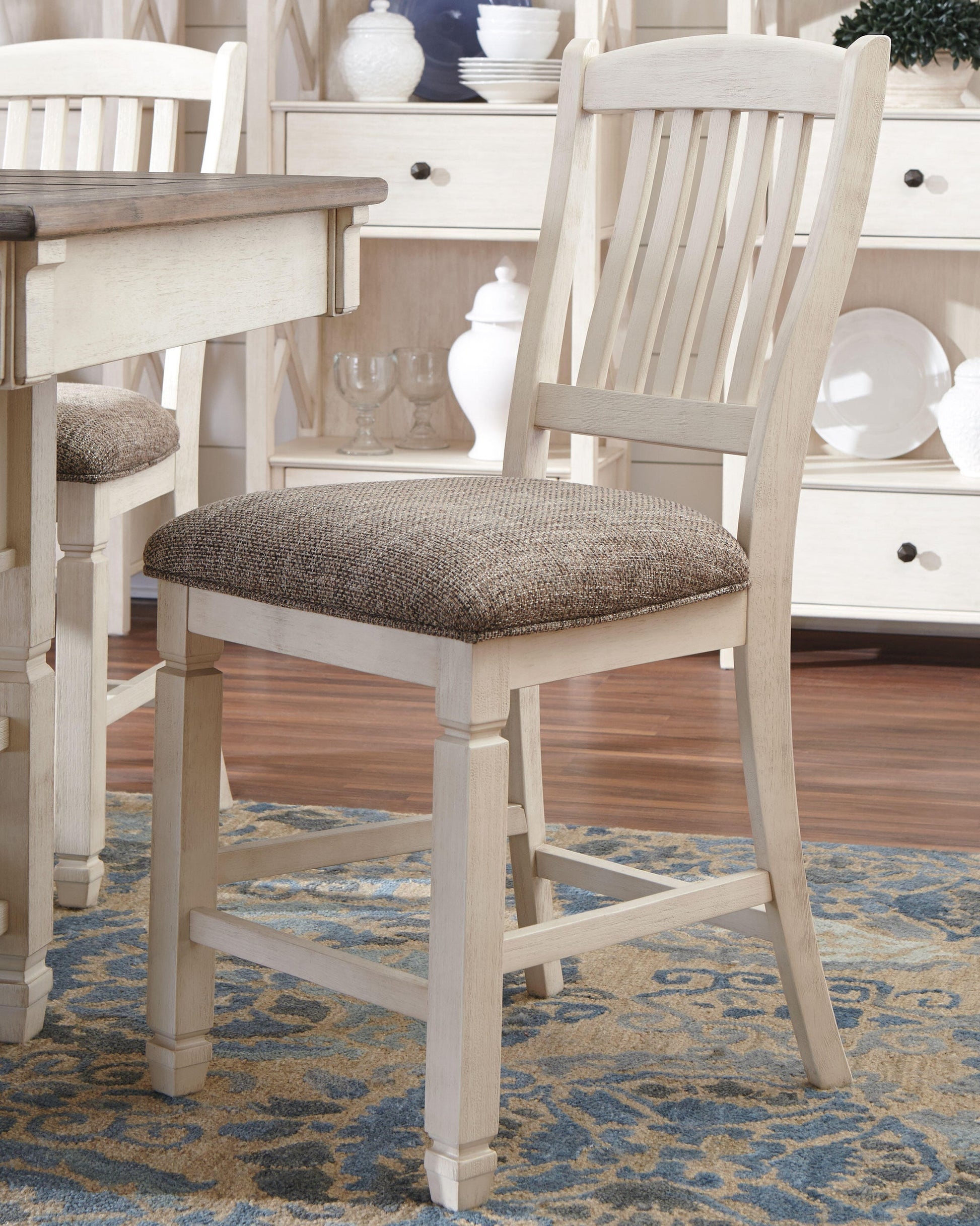 Bolanburg Upholstered Barstool (2/CN) Signature Design by Ashley®