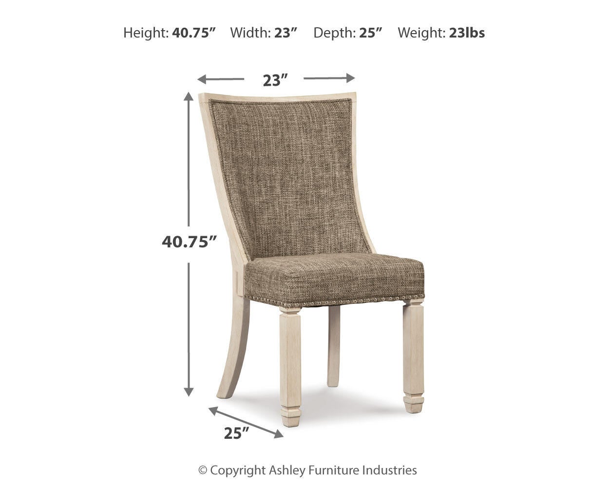 Bolanburg Dining UPH Side Chair (2/CN) Signature Design by Ashley®
