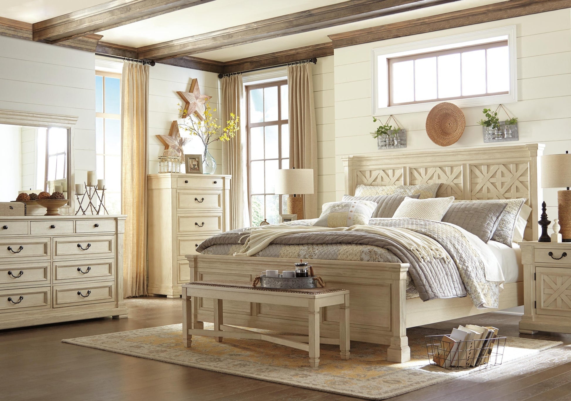 Bolanburg Large UPH Dining Room Bench Signature Design by Ashley®
