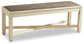 Bolanburg Large UPH Dining Room Bench Signature Design by Ashley®