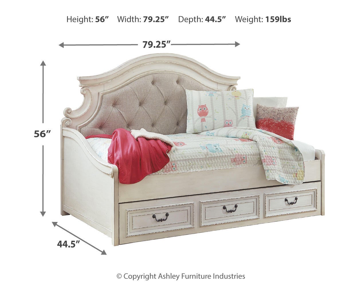 Realyn  Day Bed With 1 Large Storage Drawer Signature Design by Ashley®