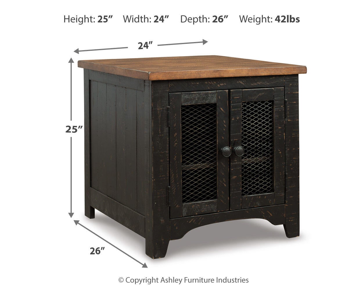 Valebeck Rectangular End Table Signature Design by Ashley®