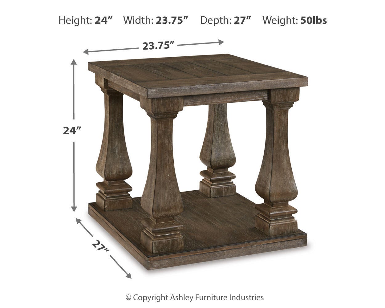 Johnelle Rectangular End Table Signature Design by Ashley®