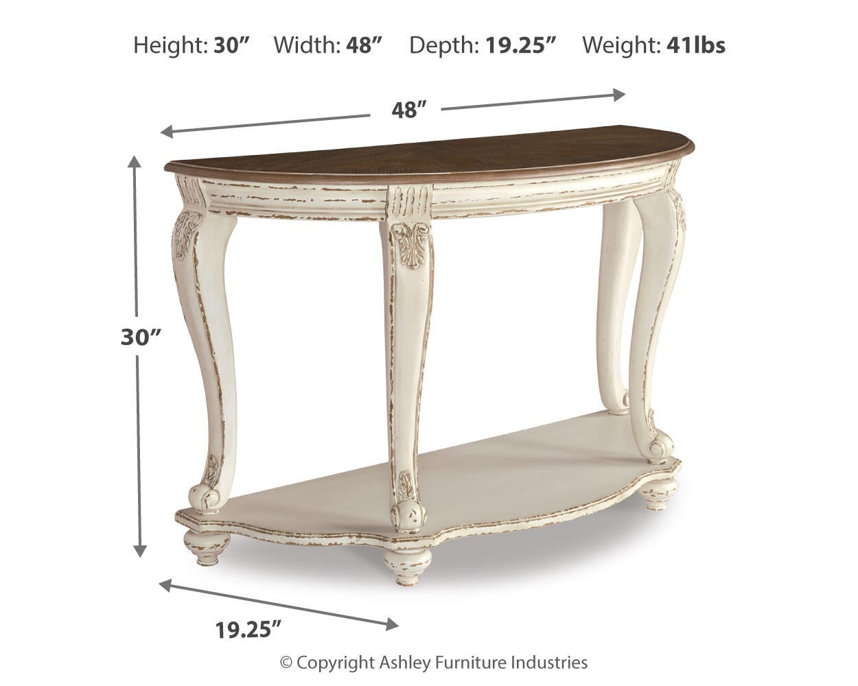 Realyn Sofa Table Signature Design by Ashley®