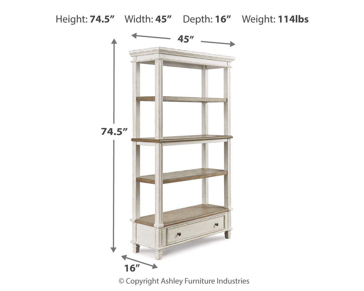 Realyn Bookcase Signature Design by Ashley®