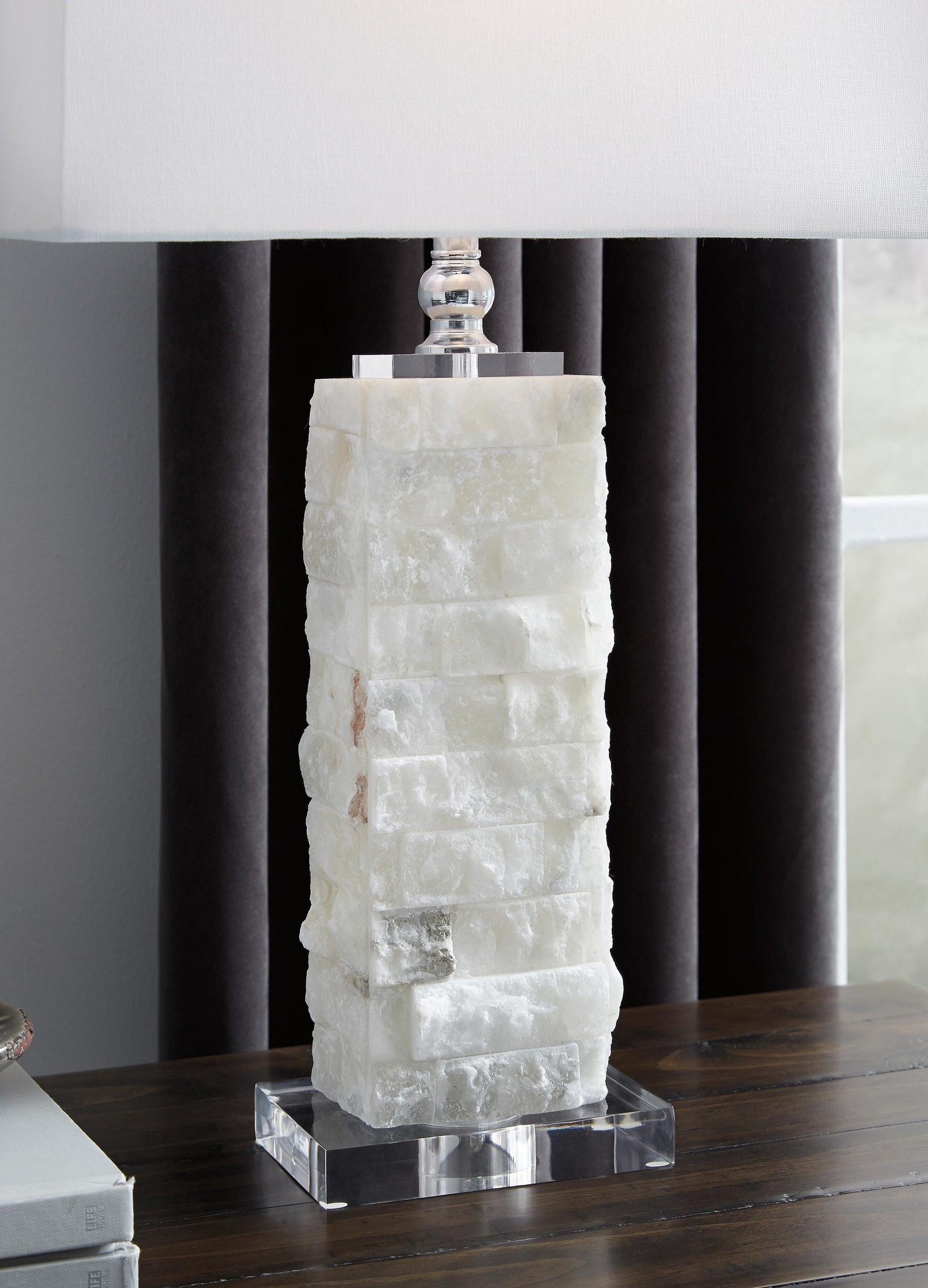 Malise Alabaster Table Lamp (1/CN) Signature Design by Ashley®