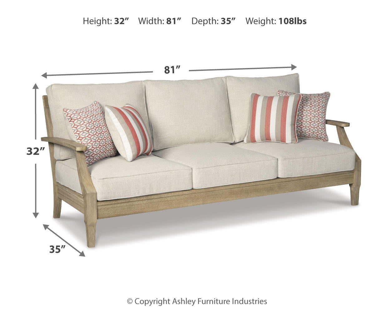 Clare View Sofa with Cushion Signature Design by Ashley®