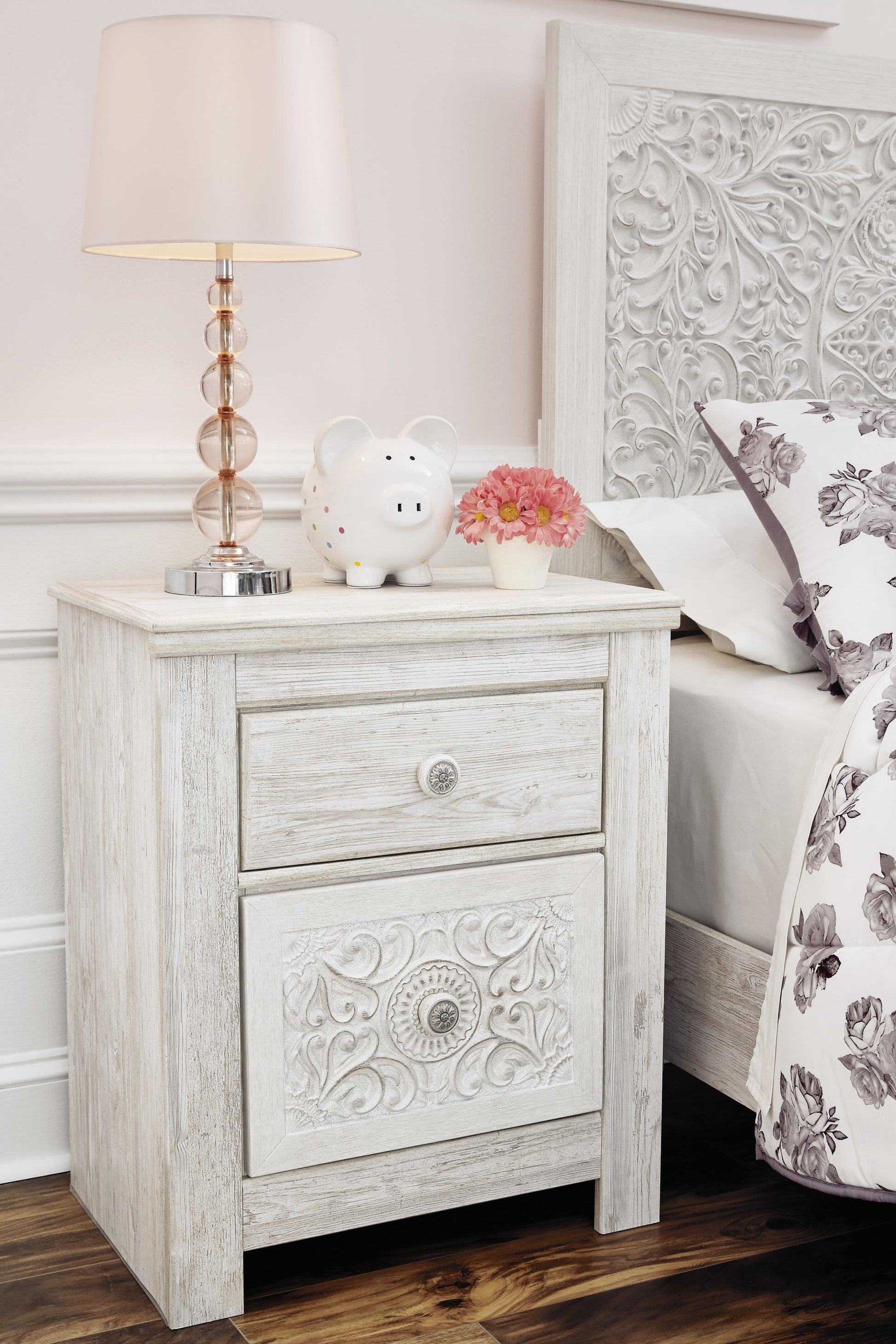 Paxberry Two Drawer Night Stand Signature Design by Ashley®