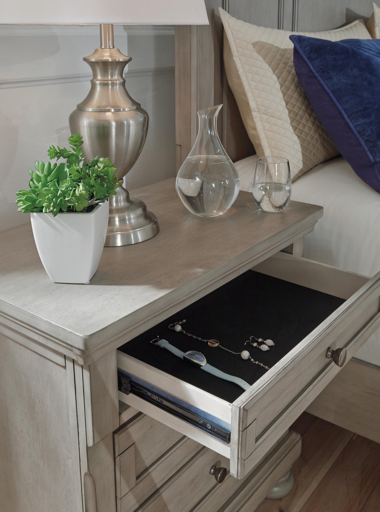 Lettner Two Drawer Night Stand Signature Design by Ashley®