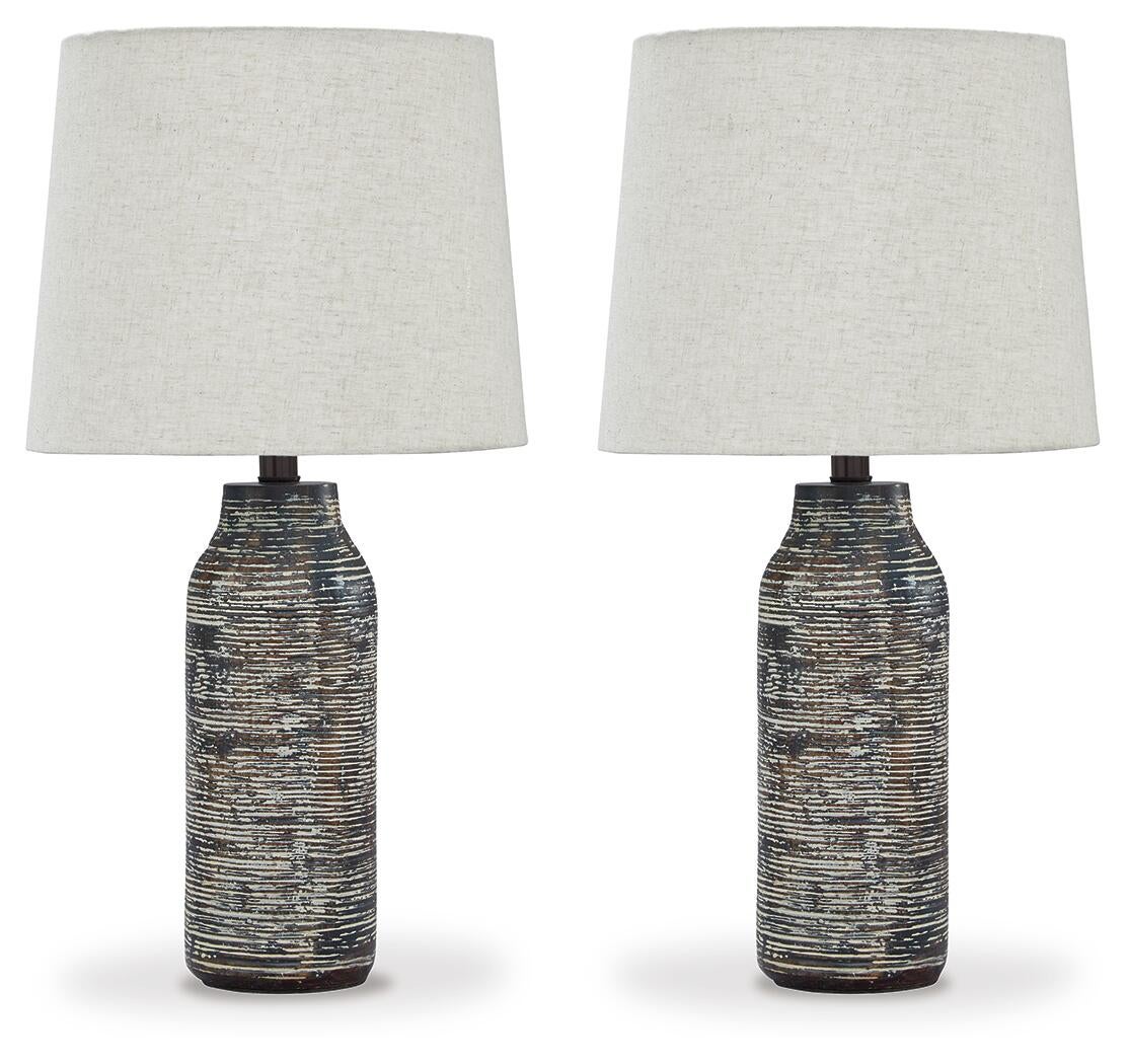 Mahima Paper Table Lamp (2/CN) Signature Design by Ashley®