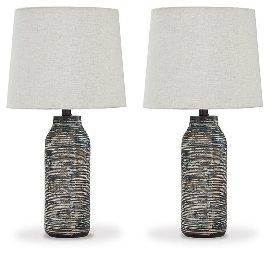 Mahima Paper Table Lamp (2/CN) Signature Design by Ashley®