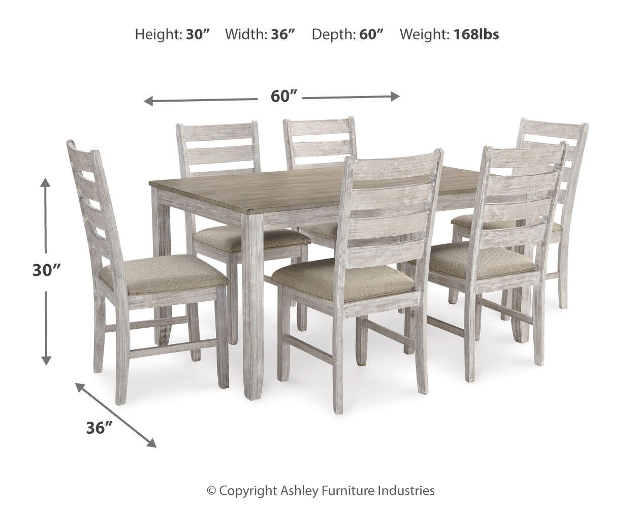 Skempton Dining Room Table Set (7/CN) Signature Design by Ashley®