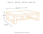 Watson Rectangular Cocktail Table Signature Design by Ashley®