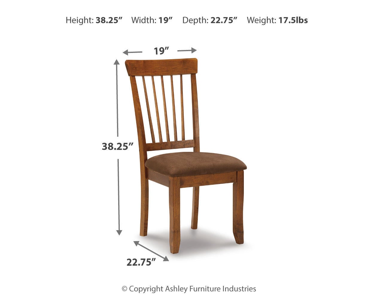 Berringer Dining UPH Side Chair (2/CN) Ashley®