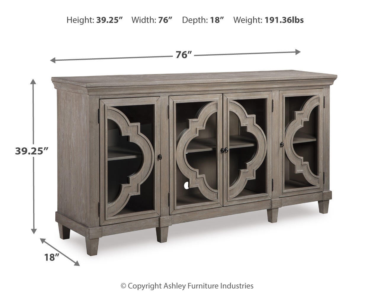 Fossil Ridge Accent Cabinet Signature Design by Ashley®