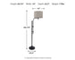 Anemoon Metal Floor Lamp (1/CN) Signature Design by Ashley®