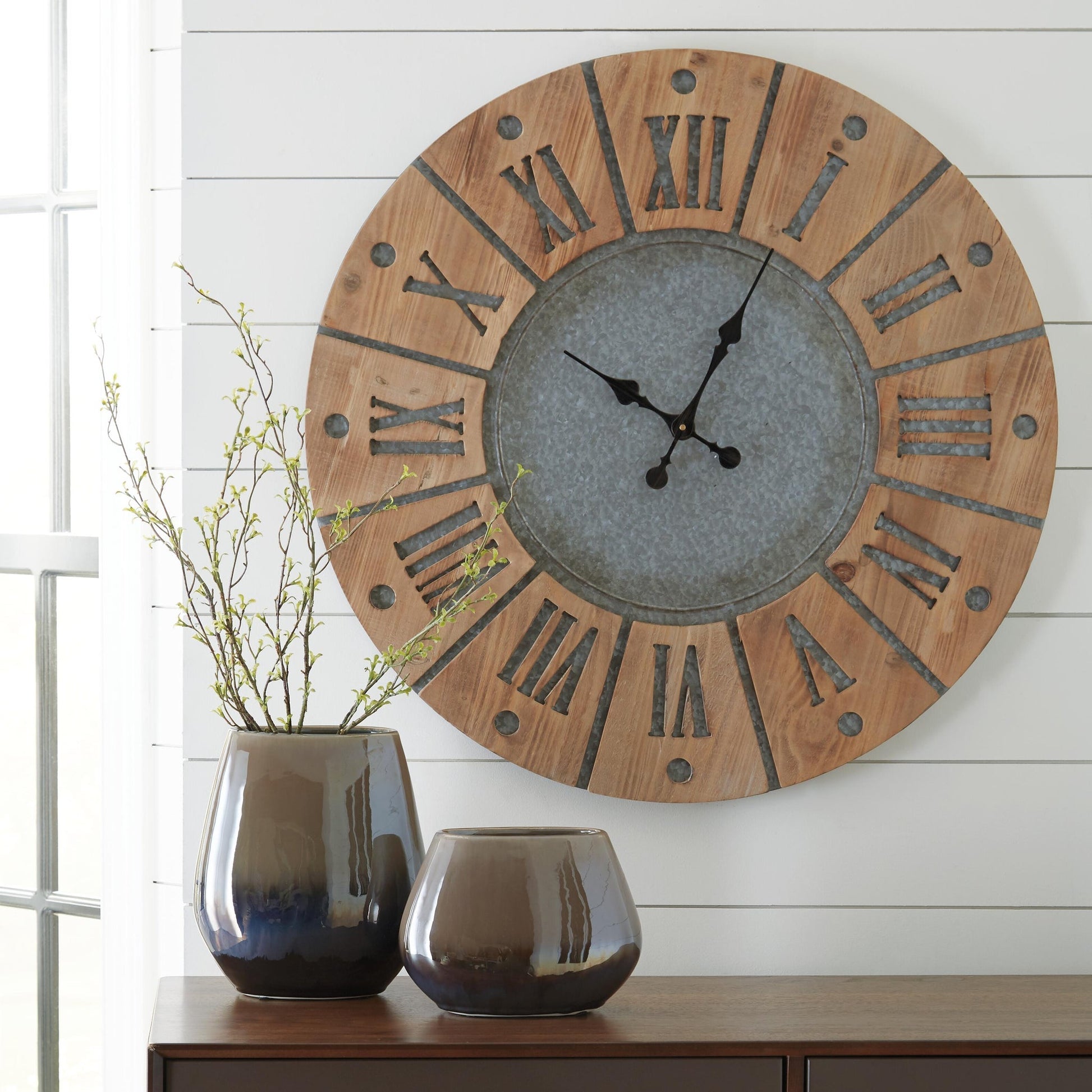 Payson Wall Clock Signature Design by Ashley®