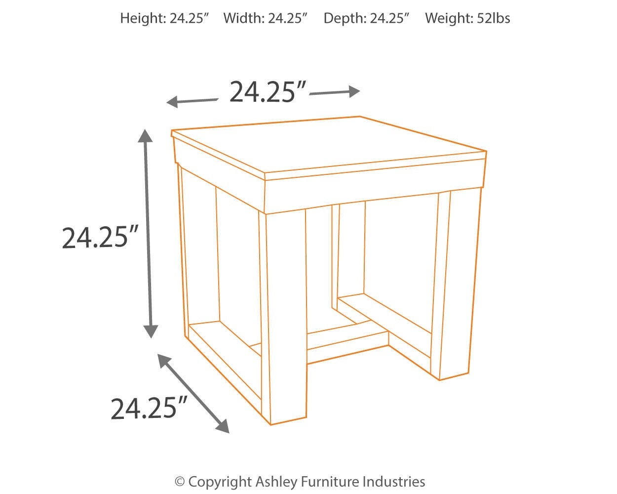 Watson Square End Table Signature Design by Ashley®