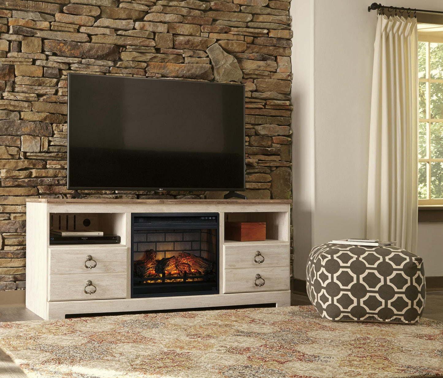 Willowton LG TV Stand w/Fireplace Option Signature Design by Ashley®