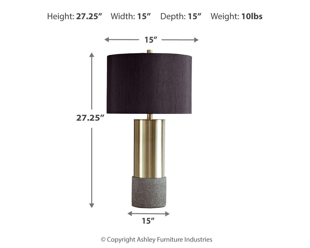 Jacek Metal Table Lamp (2/CN) Signature Design by Ashley®