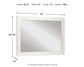 Paxberry Bedroom Mirror Signature Design by Ashley®