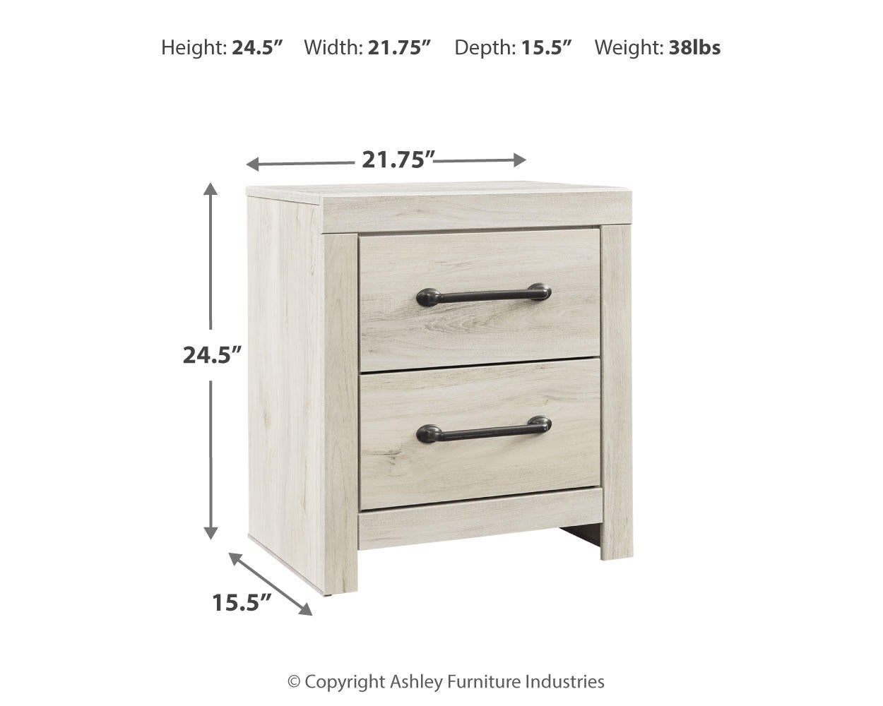 Cambeck Two Drawer Night Stand Signature Design by Ashley®
