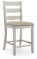 Skempton Upholstered Barstool (2/CN) Signature Design by Ashley®