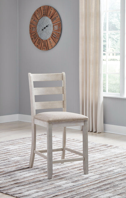 Skempton Upholstered Barstool (2/CN) Signature Design by Ashley®