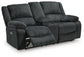 Draycoll DBL REC PWR Loveseat w/Console Signature Design by Ashley®