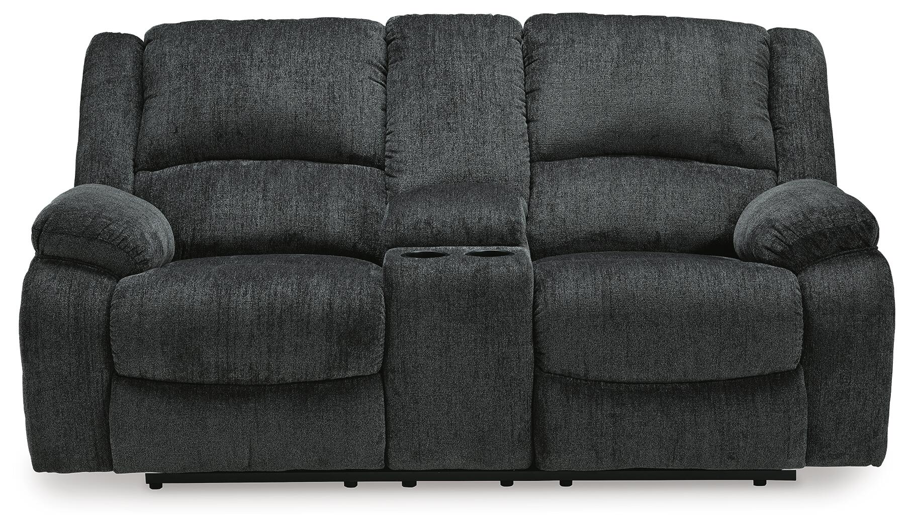 Draycoll DBL Rec Loveseat w/Console Signature Design by Ashley®