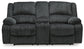 Draycoll DBL Rec Loveseat w/Console Signature Design by Ashley®